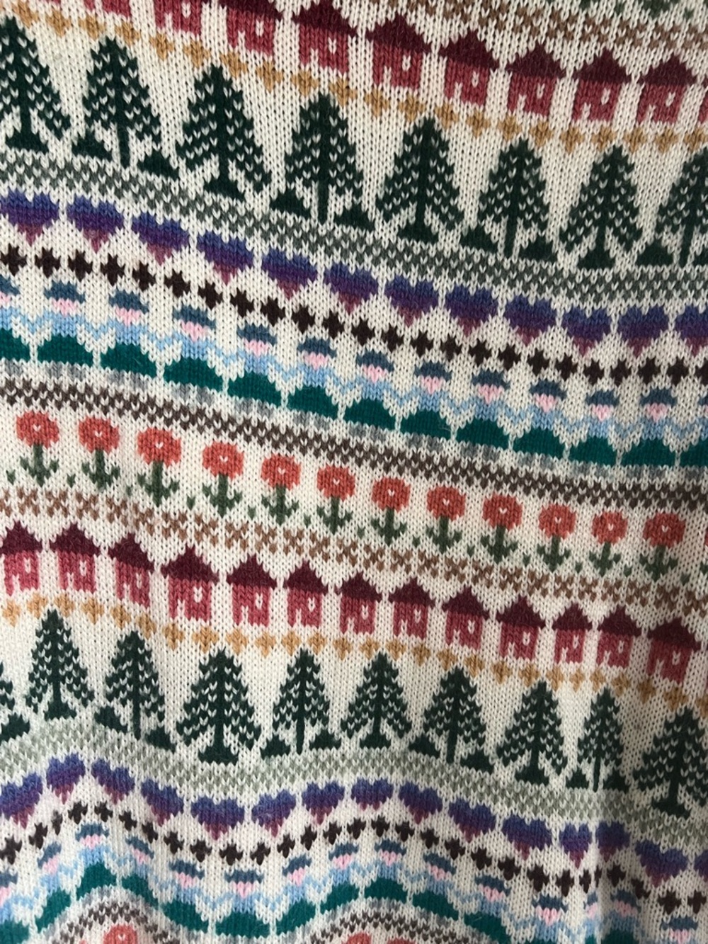 Beautiful Hand Knit Sweater - Picture 2 of 2